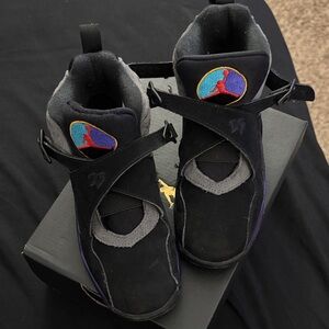 Jordan Kids Sneakers Black with Multicolor Logo